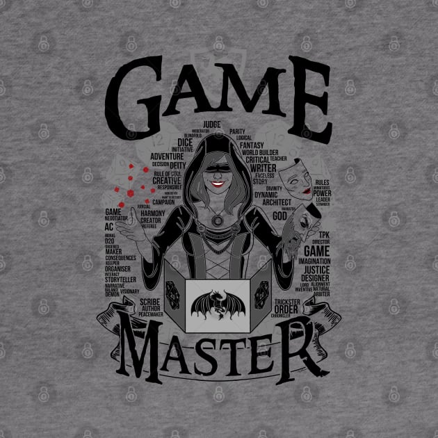 Female Game Master - Black by Milmino